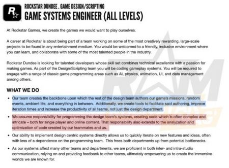 Студия Rockstar Dundee объявила о найме новых сотрудников Студия Rockstar Dundee объявила о найме новых сотрудников