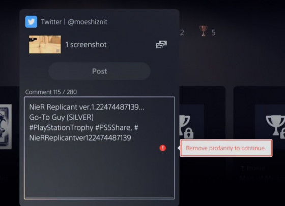 PS5 видит эротику в названии NieR Replicant и блокирует Share — WorldGameNews PS5 видит эротику в названии NieR Replicant и блокирует Share — WorldGameNews