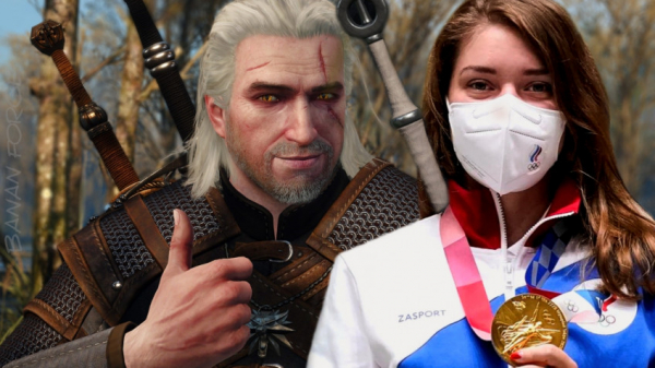 CD Projekt поздравила российскую чемпионку с медальоном «Ведьмака» — WorldGameNews CD Projekt поздравила российскую чемпионку с медальоном «Ведьмака»