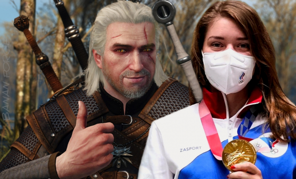 CD Projekt поздравила российскую чемпионку с медальоном «Ведьмака» — WorldGameNews CD Projekt поздравила российскую чемпионку с медальоном «Ведьмака»
