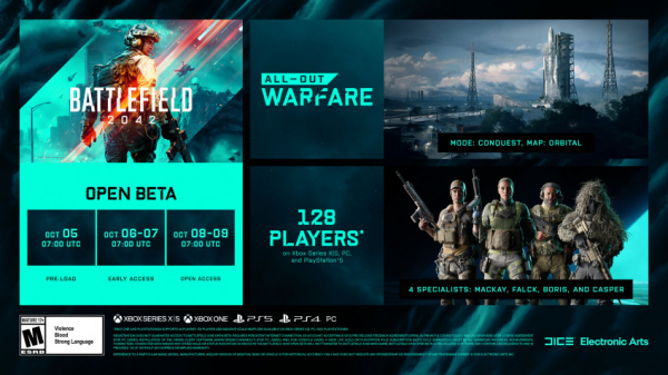 Официально: бета-тестирование Battlefield 2042 пройдёт с 6 по 9 октября — WorldGameNews Официально: бета-тестирование Battlefield 2042 пройдёт с 6 по 9 октября — WorldGameNews