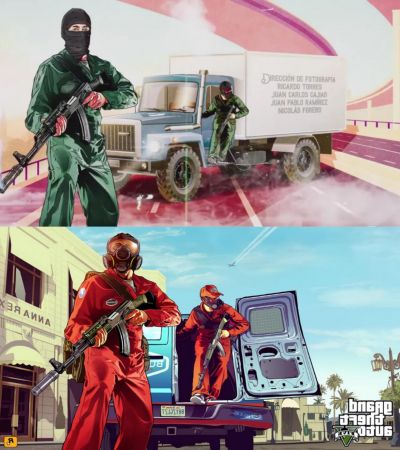 Колумбийский сериал использует в титрах арты GTA Online и GTA San Andreas Колумбийский сериал использует в титрах арты GTA Online и GTA San Andreas