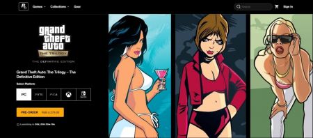 Официально: объявлена дата выхода и цена Grand Theft Auto: The Trilogy — The Definitive Edition Официально: объявлена дата выхода и цена Grand Theft Auto: The Trilogy — The Definitive Edition