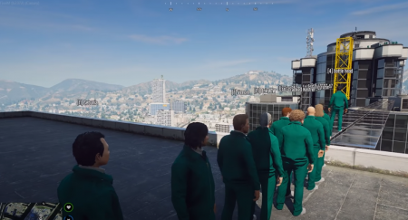 Новое развлечение игроков GTA 5 — «Игра в кальмара» Новое развлечение игроков GTA 5 — «Игра в кальмара»