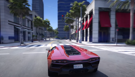 Игрок добавил в GTA 5 трассировку лучей и фотореализм Игрок добавил в GTA 5 трассировку лучей и фотореализм