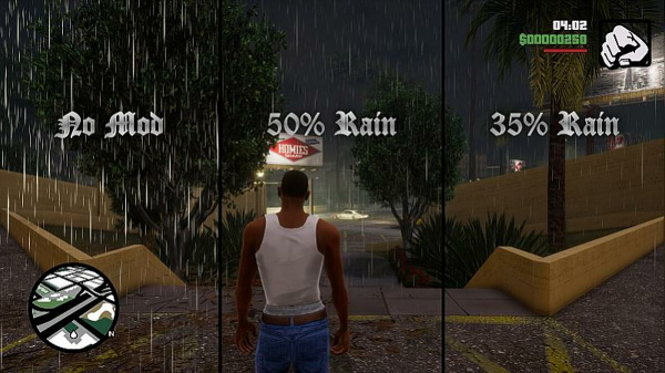 Вышла новая версия мода, который исправляет дождь в GTA San Andreas — The Definitive Edition Вышла новая версия мода, который исправляет дождь в GTA San Andreas — The Definitive Edition
