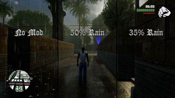 Вышла новая версия мода, который исправляет дождь в GTA San Andreas — The Definitive Edition Вышла новая версия мода, который исправляет дождь в GTA San Andreas — The Definitive Edition