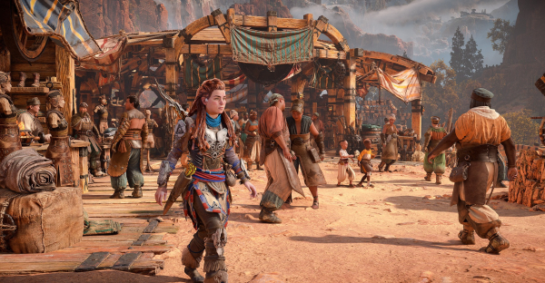 На свежих кадрах Horizon Forbidden West можно увидеть нового робота и локацию — WorldGameNews На свежих кадрах Horizon Forbidden West можно увидеть нового робота и локацию