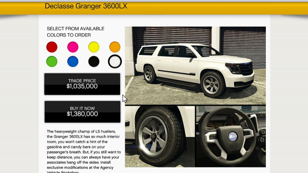 Declasse Granger 3600LX — новый внедорожник добавили в GTA Online Declasse Granger 3600LX — новый внедорожник добавили в GTA Online