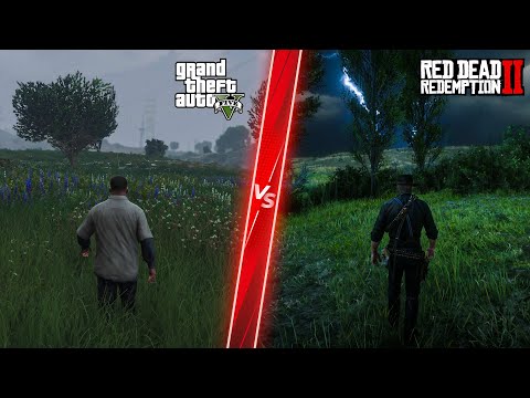 Фанат сравнил эффекты и физику ремастера GTA 5 и RDR 2 Фанат сравнил эффекты и физику ремастера GTA 5 и RDR 2