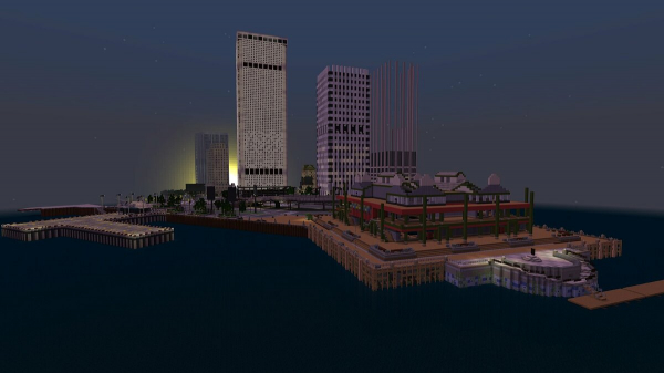 Фанат GTA 4 воссоздает карту Liberty City в Minecraft Фанат GTA 4 воссоздает карту Liberty City в Minecraft