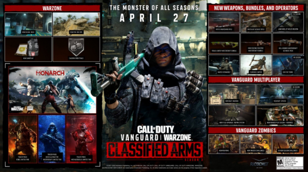 Годзилла, Конг и другие детали третьего сезона Call of Duty: Warzone и Vanguard — WorldGameNews Годзилла, Конг и другие детали третьего сезона Call of Duty: Warzone и Vanguard — WorldGameNews