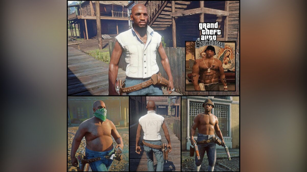 «Лицо со шрамом», CJ и Линк из The Legend of Zelda — лучшие косплеи в Red Dead Online «Лицо со шрамом», CJ и Линк из The Legend of Zelda — лучшие косплеи в Red Dead Online