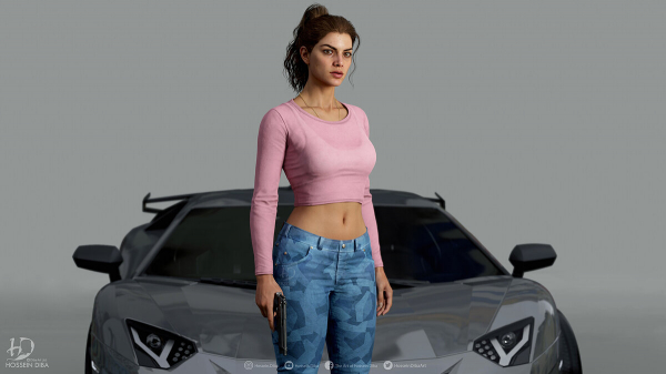 Художник создал высококачественную 3D-модель Люсии из GTA 6 Художник создал высококачественную 3D-модель Люсии из GTA 6
