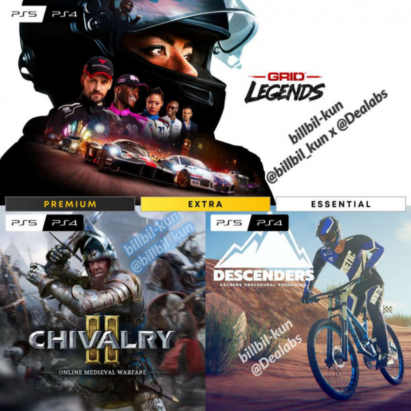 Утекла подборка PS Plus за май — GRID Legends, Chivalry 2 и Descenders — WorldGameNews Утекла подборка PS Plus за май — GRID Legends, Chivalry 2 и Descenders — WorldGameNews