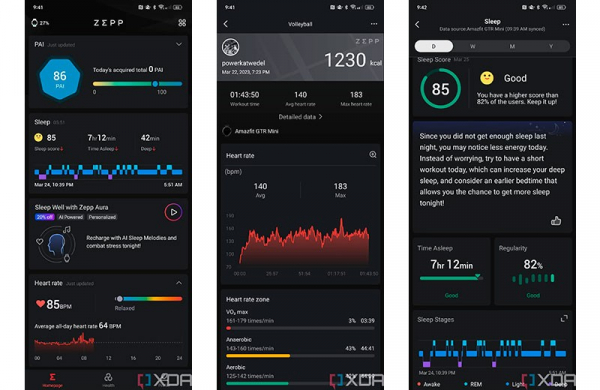 Обзор Amazfit GTR Mini: небольших умных часов для тренировок с отличной автономностью Мониторинг здоровья организма