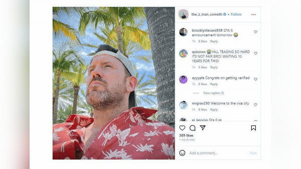Слух: исполнитель роли Джейсона из GTA 6 намекает на скорый выход игры Слух: исполнитель роли Джейсона из GTA 6 намекает на скорый выход игры