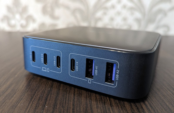 Обзор UGREEN Nexode 200W GaN (CD271): мощной зарядной станции на 6-портов для чего угодно Порты UGREEN Nexode 200W GaN (CD271)