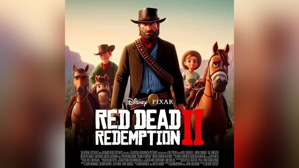 ИИ показал, что если бы Red Dead Redemption 2 была мультиком ИИ показал, что если бы Red Dead Redemption 2 была мультиком