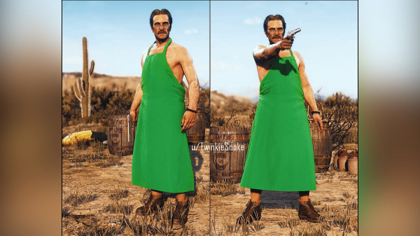 В Red Dead Redemption 2 воссоздали Уолтера из сериала «Во все тяжкие» В Red Dead Redemption 2 воссоздали Уолтера из сериала «Во все тяжкие»