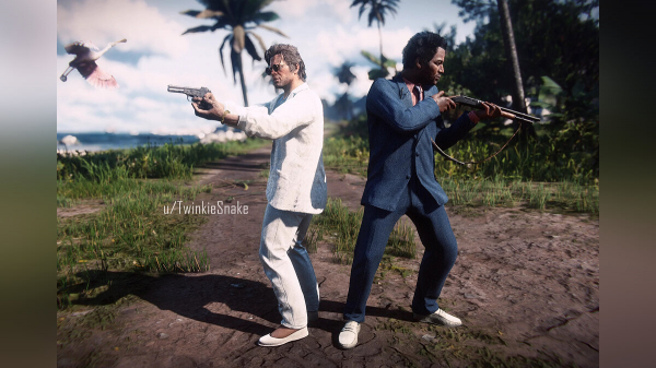 В Red Dead Redemption 2 воссоздали героев сериала «Полиция Майами» В Red Dead Redemption 2 воссоздали героев сериала «Полиция Майами»