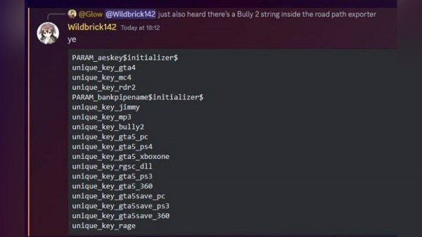 В утёкшем PDB-файле GTA 5 нашли упоминание Bully 2 В утёкшем PDB-файле GTA 5 нашли упоминание Bully 2