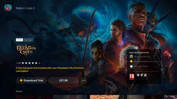 В подписку PlayStation Plus Premium добавили триалы Baldurs Gate 3 и «Голлума» Галерея В подписку PlayStation Plus Premium добавили триалы Baldurs Gate 3 и «Голлума» - 3 фото