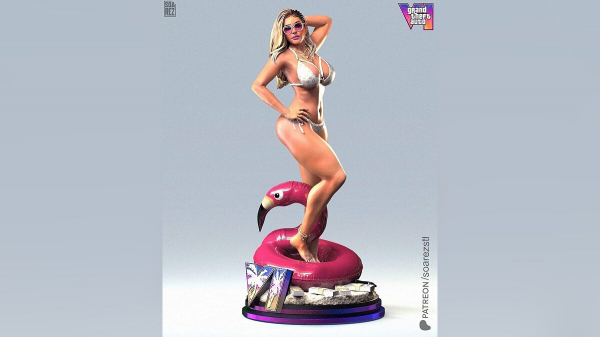 Показана фигурка Люсии из GTA 6 Показана фигурка Люсии из GTA 6