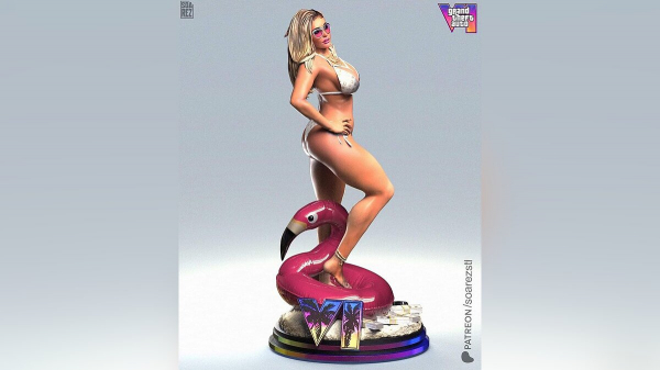 Показана фигурка Люсии из GTA 6 Показана фигурка Люсии из GTA 6