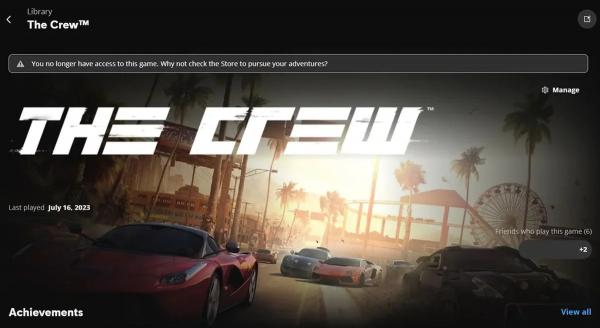 Ubisoft начала отзывать купленные копии The Crew Ubisoft начала отзывать купленные копии The Crew