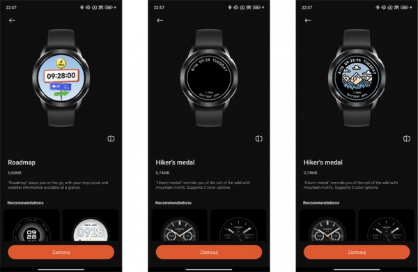 Обзор Xiaomi Watch S3: умных часов с большим AMOLED-экраном и съёмным безелем Выбор циферблатов в приложении