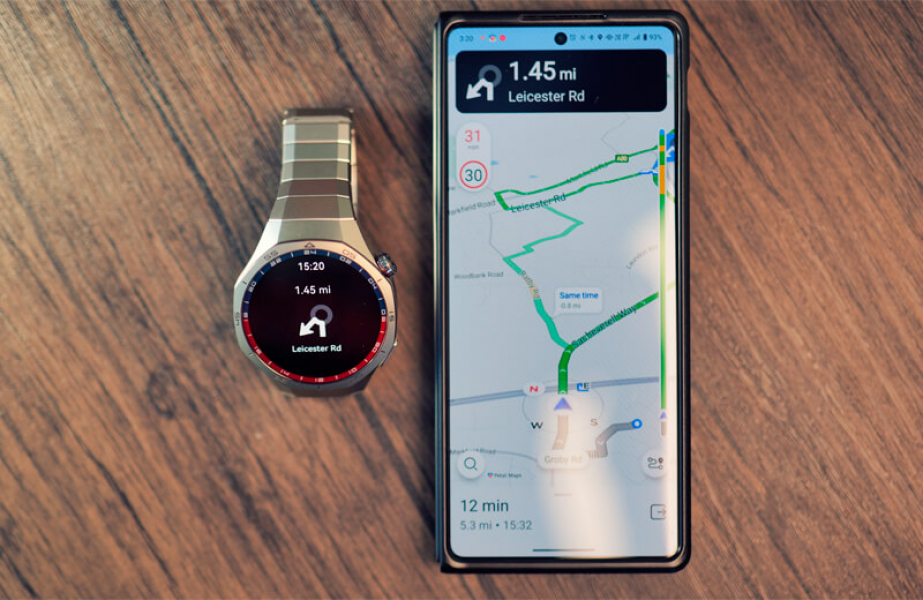 Обзор Huawei Watch GT 5 Pro: титановых умных часов для экстремальных условий Отслеживание маршрута с помощью GPS