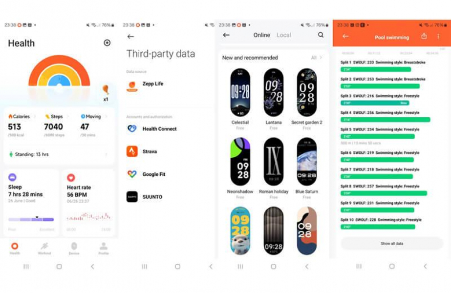 Обзор Xiaomi Smart Band 10: следующего дешёвого фитнес-браслета для активного образа жизни Приложение Mi Fitness
