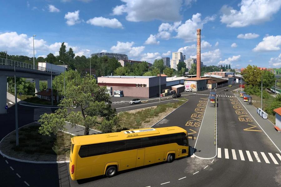 Авторы Euro Truck Simulator 2 показали скриншоты дополнения про автобусы Обложка: скриншот Euro Truck Simulator 2