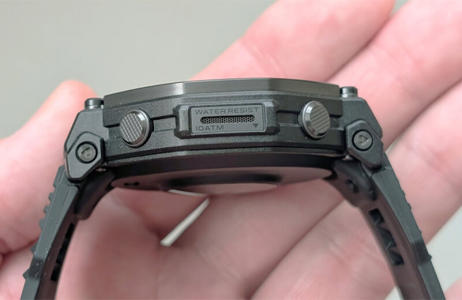 Обзор Amazfit T-Rex 3 Pro: непробиваемых смарт-часов с фонариком и 2-неделями работы Клавиши на боковой стороне