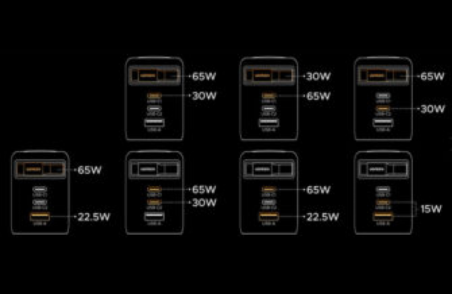 Обзор Ugreen Nexode GaN 100W (X606): Революция с выдвижным кабелем или маркетинг? Схема питания при подключении