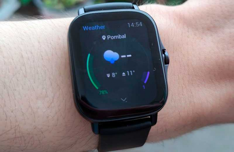 Обзор Amazfit GTS 2e: умные часы над которым нужно немного поработать Amazfit GTS 2e погода